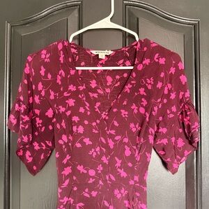 Whistles Celia Wild Floral Frill Jumpsuit